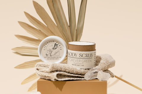 body scrub product display
