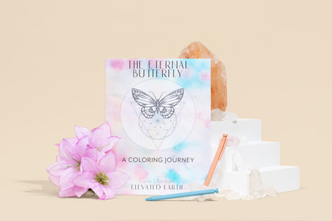 The Eternal Butterfly: A Coloring Journey Book Display