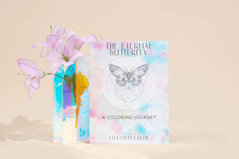 The Eternal Butterfly: A Coloring Journey Book Display