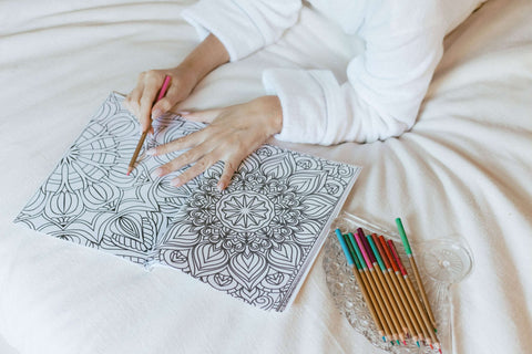 Coloring Inside The Flower of Life Coloring Book