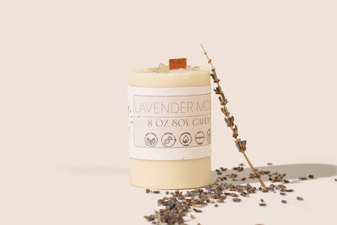 lavender moon soy candle
