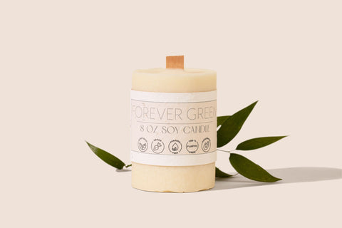 forever green soy candle