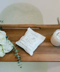 salt packaging on tray