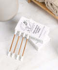 4-pack bamboo swabs with container