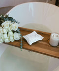 salt on tray over bath description